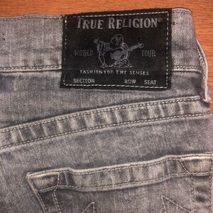 True Religion men’s grey jeans size 29